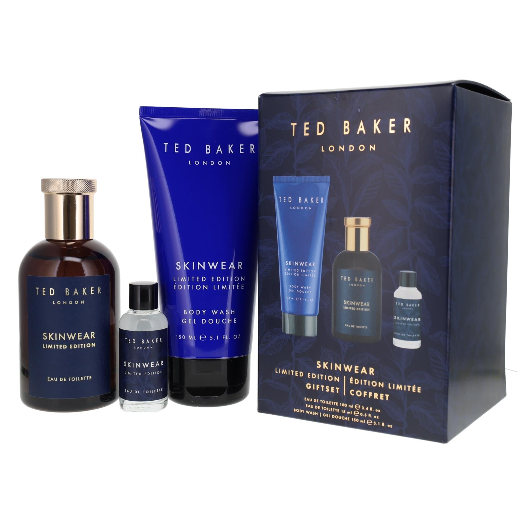 Perfume Gift Set Ted Baker Skinwear Limited Edition EDT with 100ml, 15ml - product gallery image 3