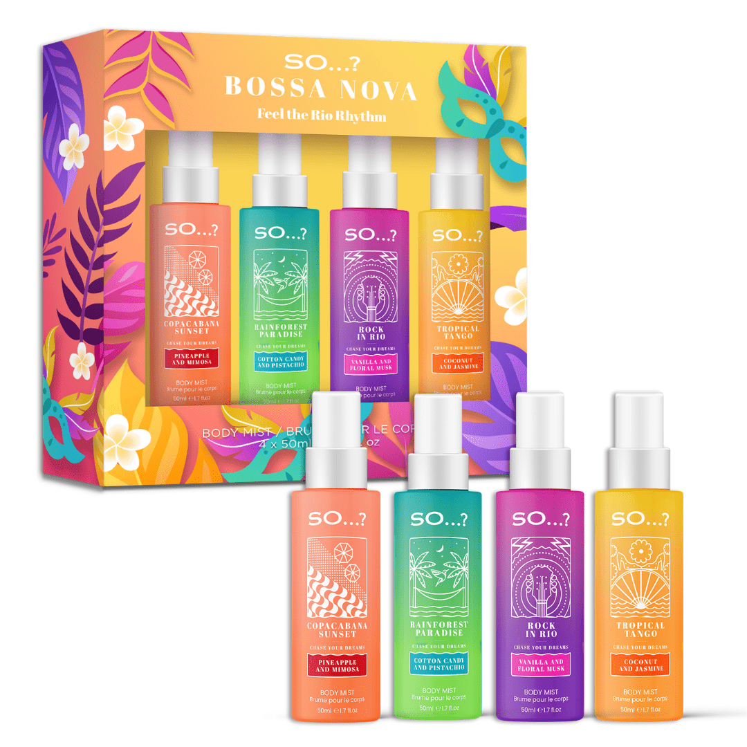Perfume Gift Set Tropical Body Mist So…? Bossa Nova with 50ml