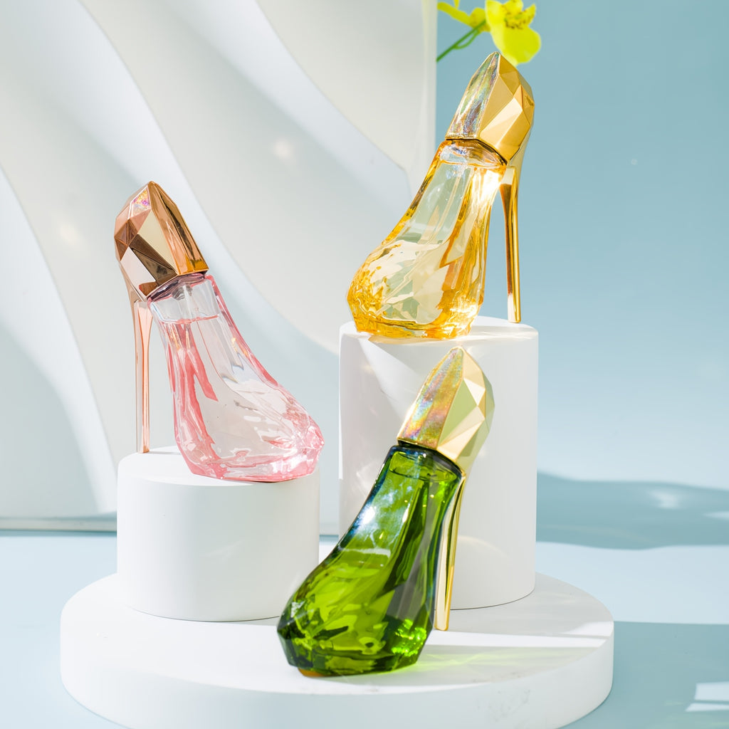 Perfume Gift Set Women High-Heel Shoe Bottle Eau de with 30ml, 3