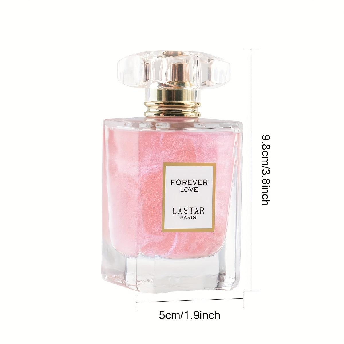 Perfume Gift Set Women's Bottles Total Long-Lasting Rose with 110ml, 2 Bottles - product gallery image 2