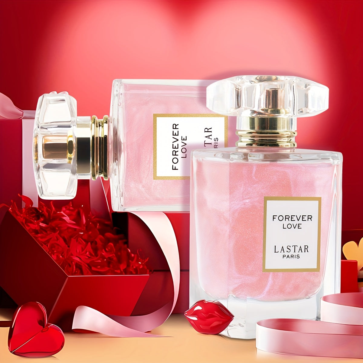 Perfume Gift Set Women's Bottles Total Long-Lasting Rose with 110ml, 2 Bottles - product gallery image 3