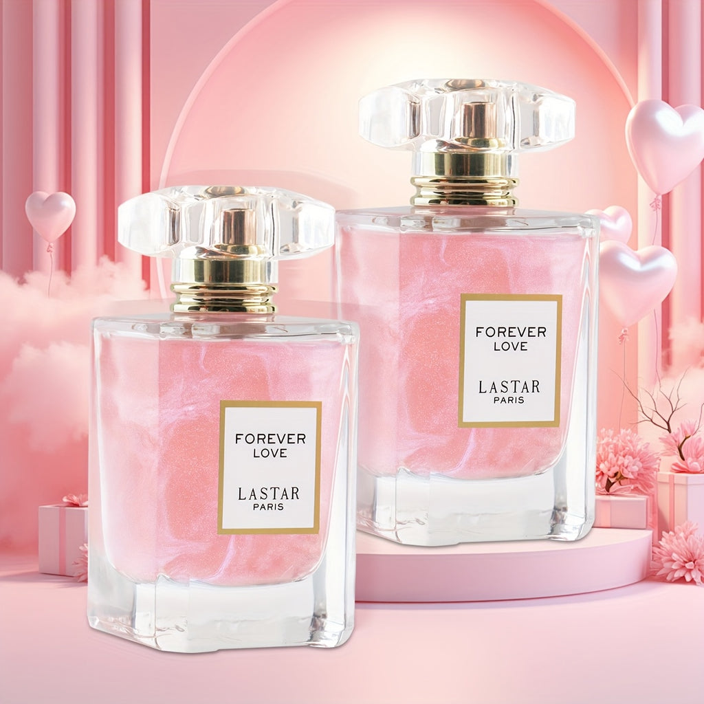 Perfume Gift Set Women's Bottles Total Long-Lasting Rose with 110ml, 2 Bottles
