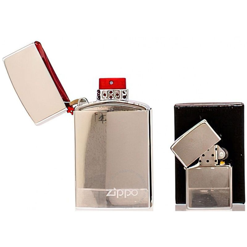 Perfume Gift Set Zippo Men's Fragrance Aromatic Woody EDT with 50ml, Metal