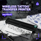 PeriPage P90 Wireless Tattoo Stencil with Printer Portable Heat Transfer Machine - Black option