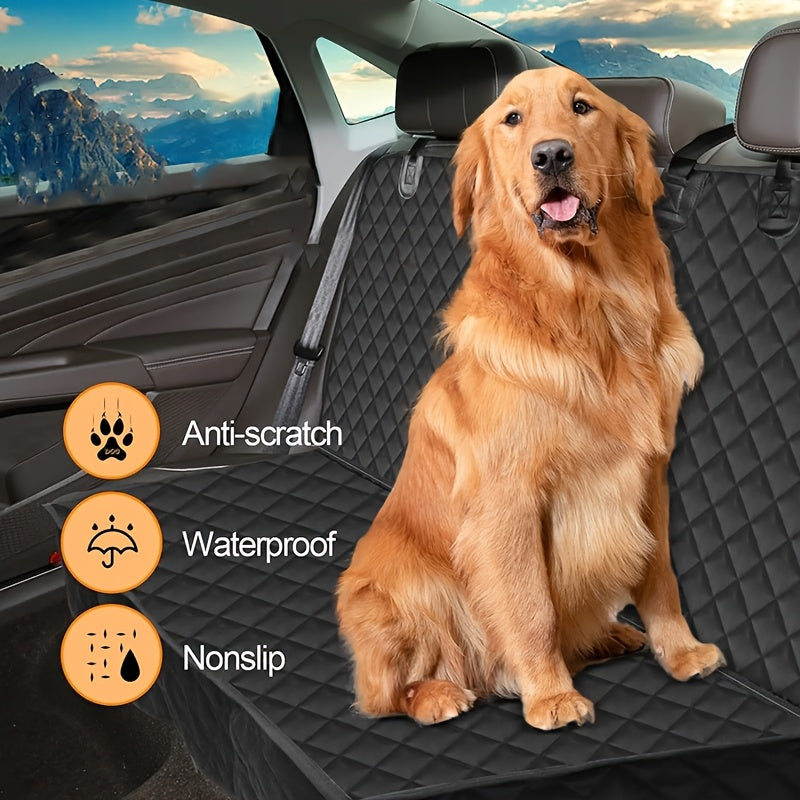 Pet Car Seat Cover Dog Safety Protector with Cotton, Mat Rear Back Hammock - product gallery image 3
