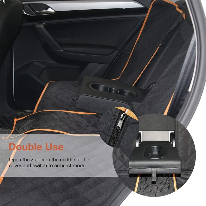 Pet Car Seat Cover Dog Safety Protector with Cotton, Mat Rear Back Hammock - product gallery image 4