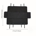Pet Car Seat Cover Dog Safety Protector with Non-Slip, Cotton - product gallery image 2