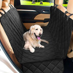 Pet Car Seat Cover Dog Safety Protector with Non-Slip, Cotton - product gallery image 7