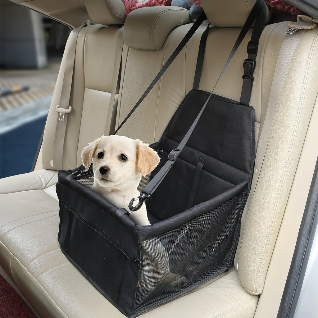 Pet Car Seat with Pad Breathable Mesh Anti-Dirt Anti-Bite - product gallery image 4
