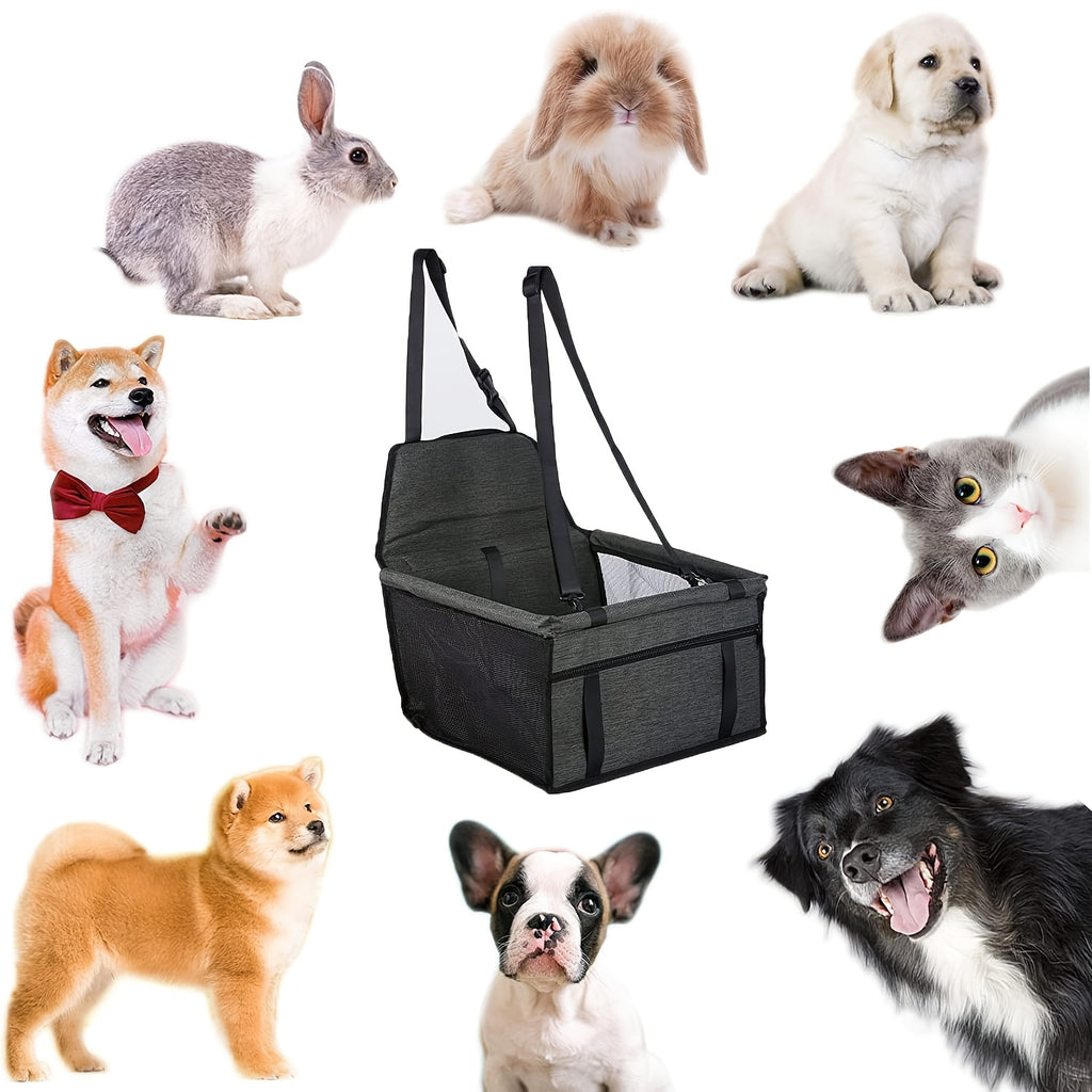 Pet Car Seat with Pad Breathable Mesh Anti-Dirt Anti-Bite - product gallery image 5