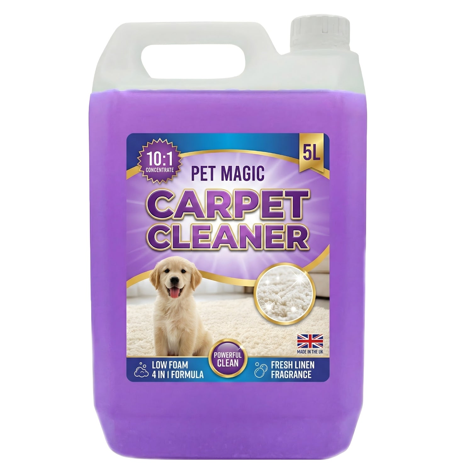 Pet Carpet Cleaner with 5 L, 1, Stain Odour Remover Shampoo Litre Dog - product gallery image 2