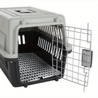 Pet Carrier with 48cm, Metal, 48*32*30cm, Plastic Ventilated Crate Metal Door - product gallery image 14