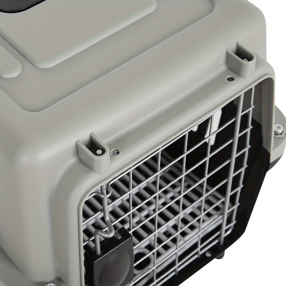 Pet Carrier with 48cm, Metal, 48*32*30cm, Plastic Ventilated Crate Metal Door - product gallery image 15