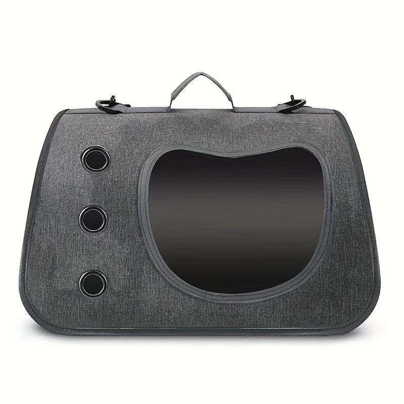 Pet Carrier with Foldable, Large Bag Foldable Dog Cat Travel - Black option