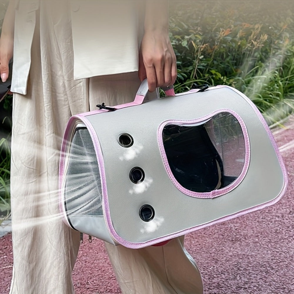 Pet Carrier with Foldable, Large Bag Foldable Dog Cat Travel - product gallery image 4