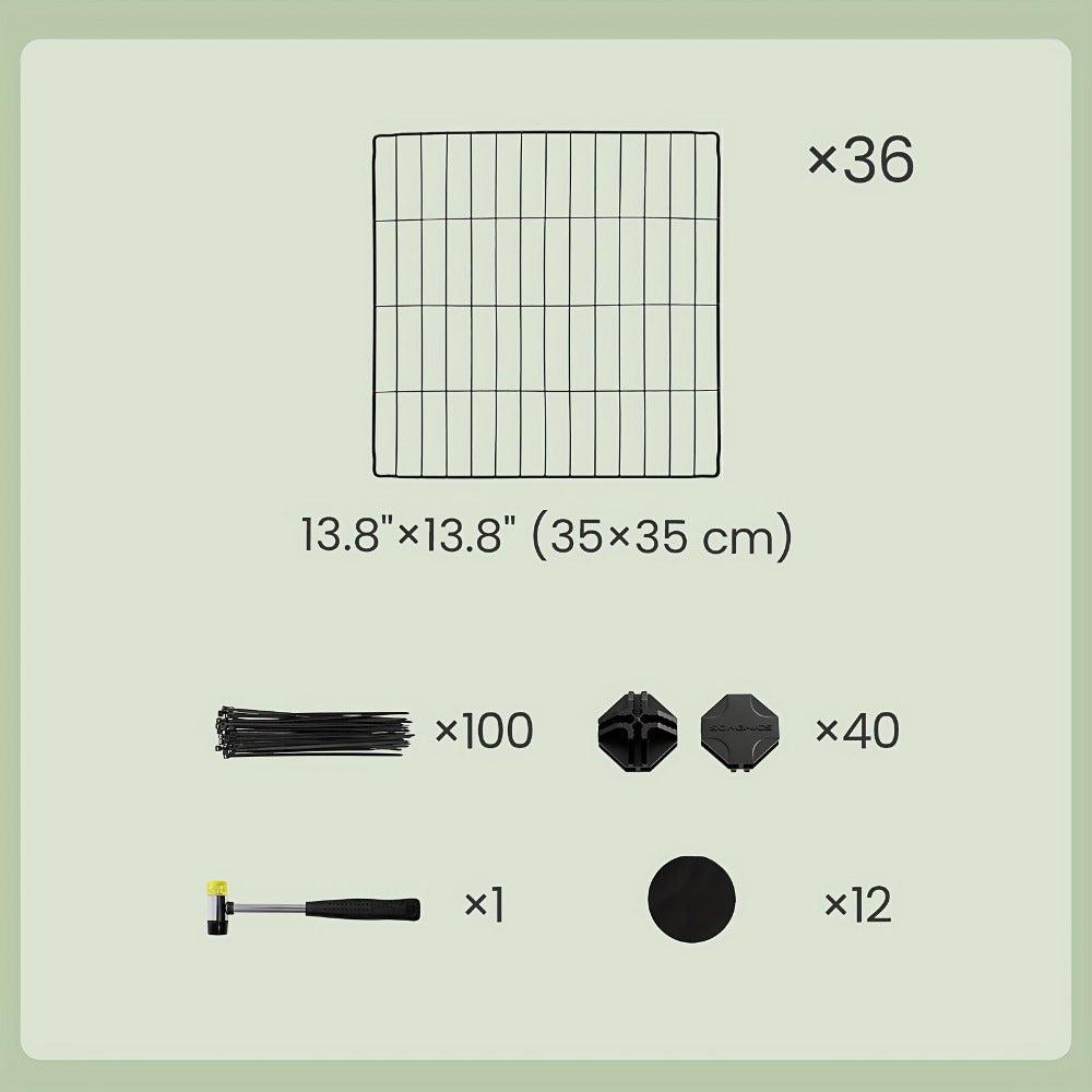 Pet Enclosure with 71 cm, Modular 2-Level Small Animals, Hamsters - product gallery image 3