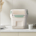 Pet Food Storage with Airtight, Wheels, 10kg, Plastic - product gallery image 15