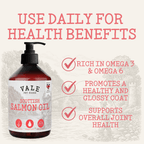 Pet Food Supplement with 500ml, Scottish Salmon Oil Topper Dogs Cats - product gallery image 10