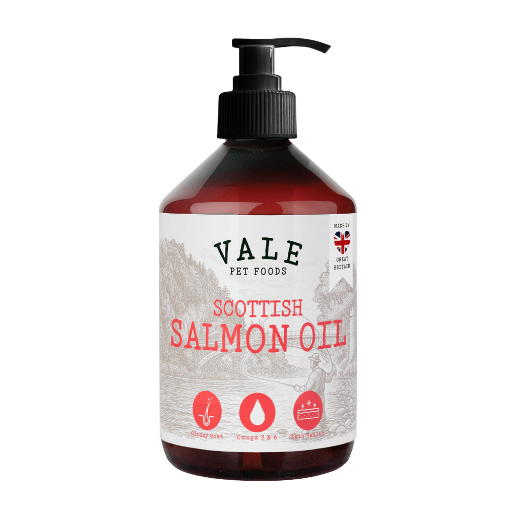 Pet Food Supplement with 500ml, Scottish Salmon Oil Topper Dogs Cats
