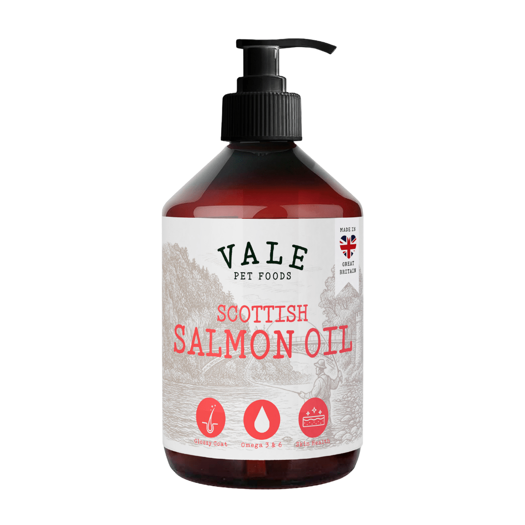 Pet Food Supplement with 500ml, Scottish Salmon Oil Topper Dogs Cats