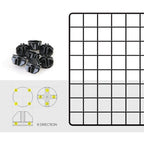 Pet Playpen with 35cm, Metal, Twelve-Panel Metal Grid Panels - product gallery image 15