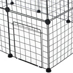 Pet Playpen with 35cm, Metal, Twelve-Panel Metal Grid Panels - product gallery image 16
