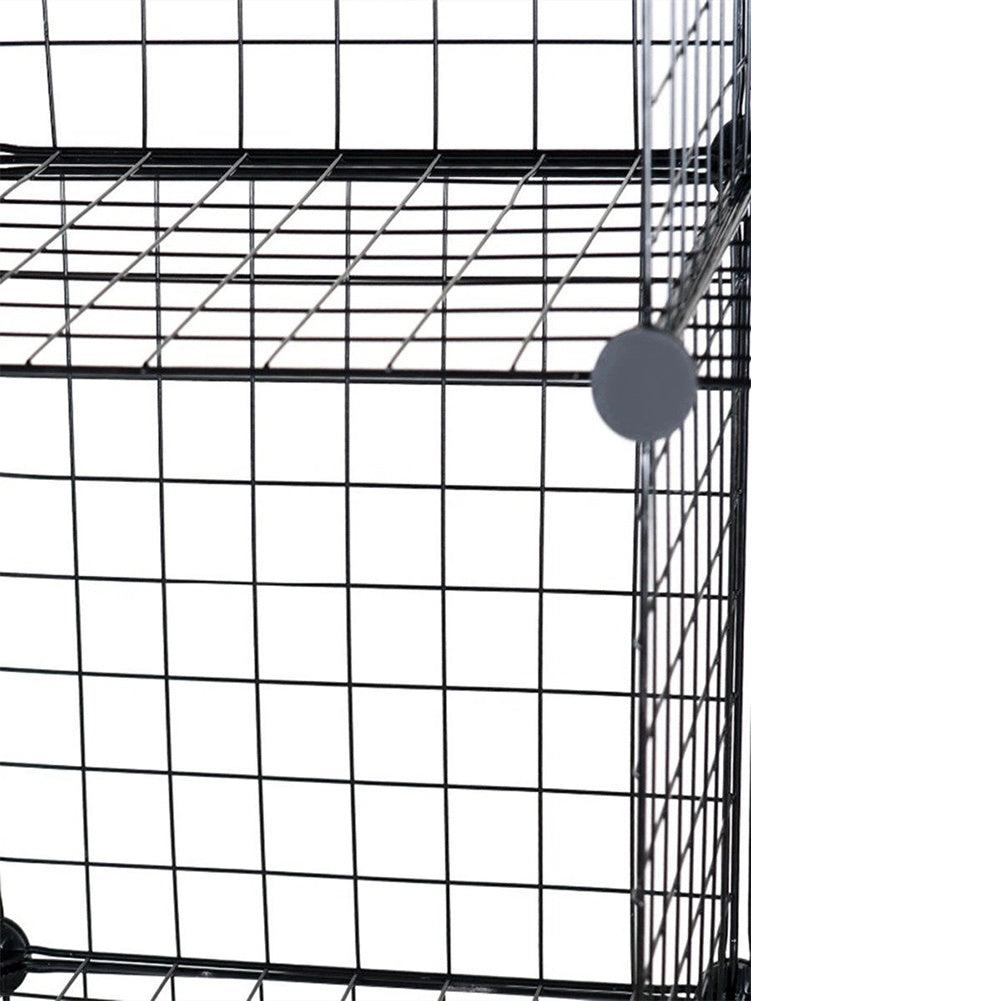 Pet Playpen with 35cm, Metal, Twelve-Panel Metal Grid Panels - product gallery image 18