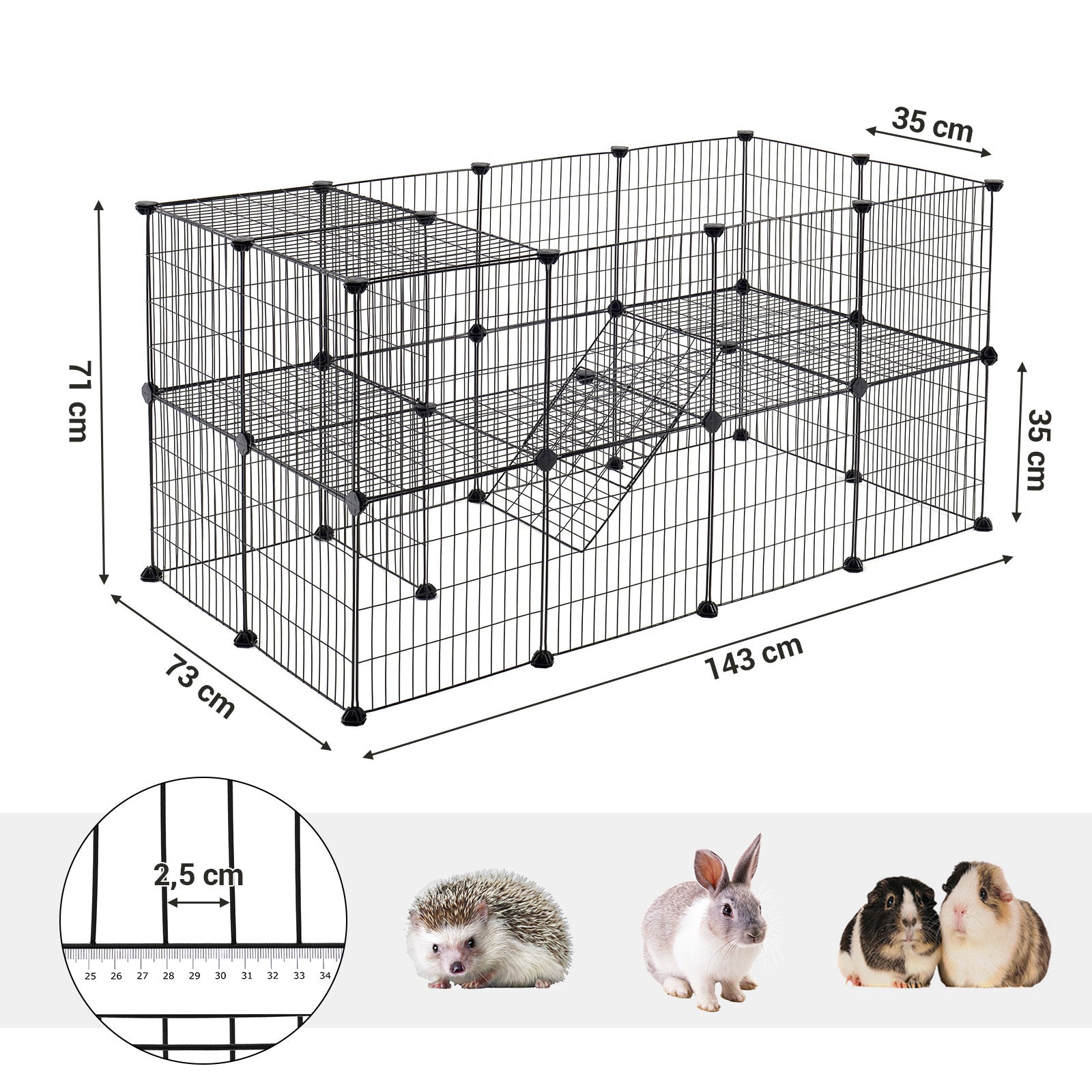 Pet Playpen with Non-Slip, Easy Assembly, Metal for storage and organisation - product gallery image 4