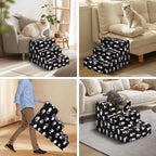 Pet Stair with Foldable, Non-Slip, Waterproof, 3-Step Stairs Dog Steps Washable Non-Slip - product gallery image 13