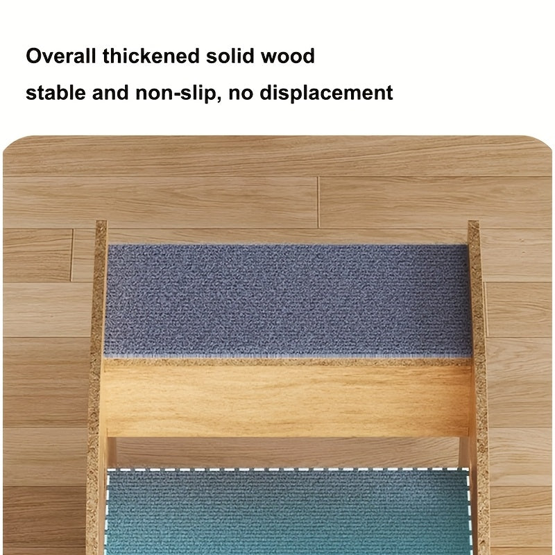 Pet Stair with Space-Saving, Non-Slip, Easy Assembly, Wood - product gallery image 2
