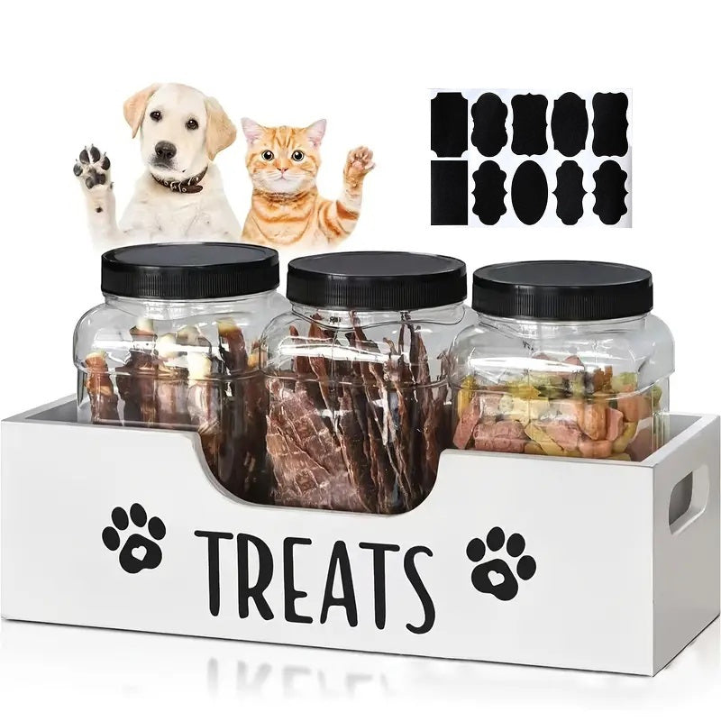 Pet Storage & Accessorie with Space-Saving, Wood for kitchens - White option
