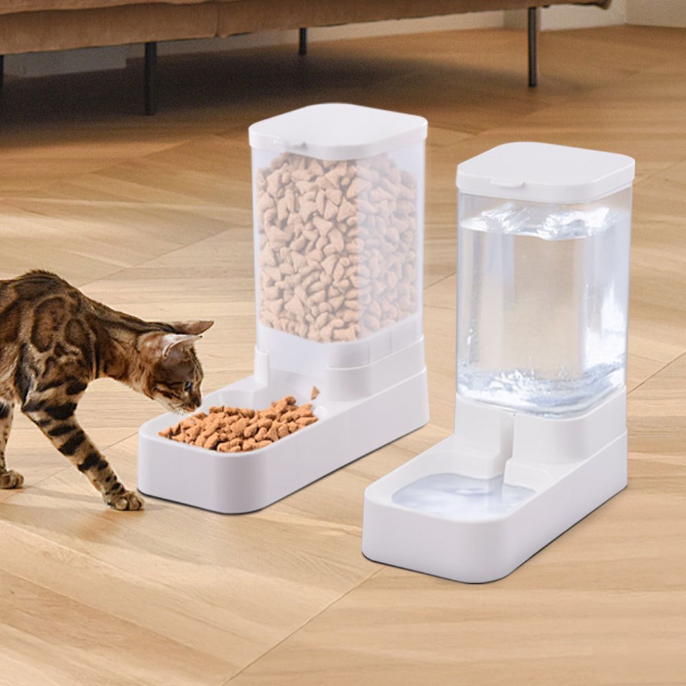 Pet Supplie with Feeder Water Dispenser 3.8L Gravity - product gallery image 17
