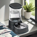 Pet Water Dispenser 3.85L Gravity with Stainless Steel - Gray option