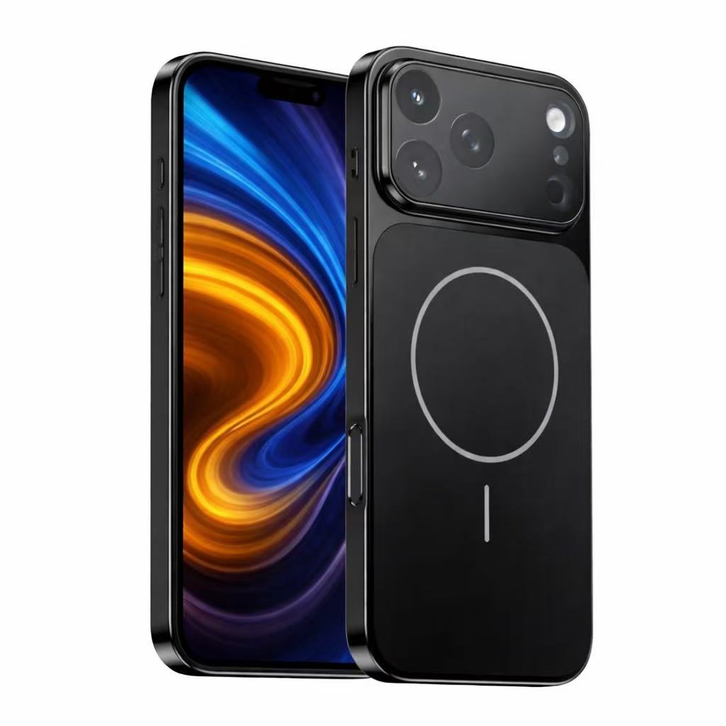 Phone Case All-Inclusive Lens Magnetic iPhone Pro Max - Black, IPhone 17 Pro option