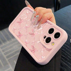 Phone Case Cute Bow Design Silicone iPhone Non-Slip with Wireless - product gallery image 2