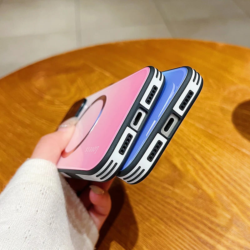 Phone Case Gradient Magnetic Glass iPhone Pro Max with Wireless - product gallery image 3