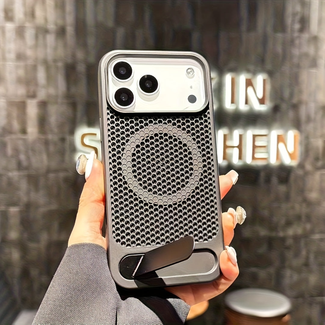 Phone Case Magnetic Breathable iPhone Pro Max with Wireless - Grey, iPhone 15 Plus option
