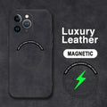 Phone Case Magnetic Flip Wallet iPhone Galaxy Models - Black, IPhone 14 Pro Max option