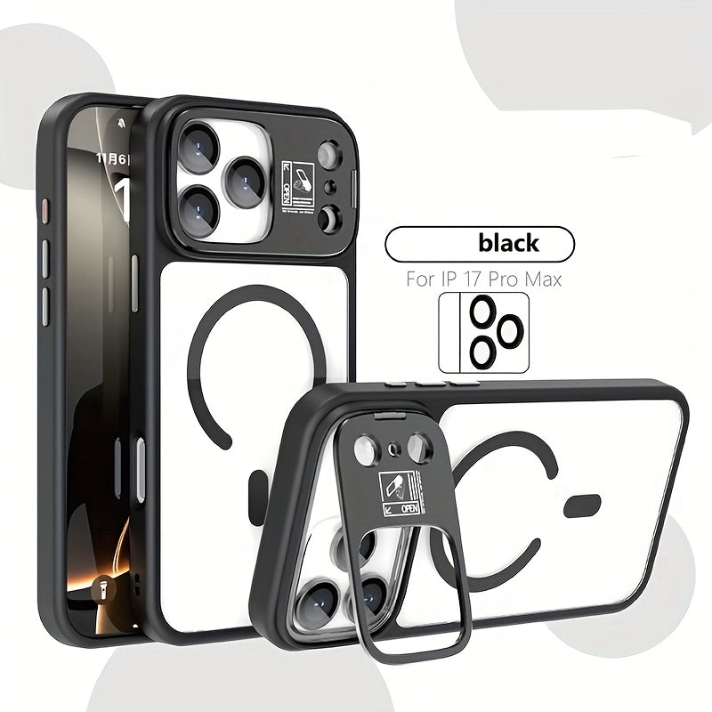 Phone Case Magnetic Foldable Invisible Bracket iPhone with Wireless - product gallery image 5