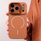 Phone Case Magnetic Wireless Charging iPhone Metal Stand - product gallery image 2