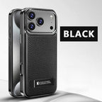 Phone Case Solid Magnetic Men’s iPhone Anti-Drop Luxury with Wireless - Black, IPhone 17 Pro option