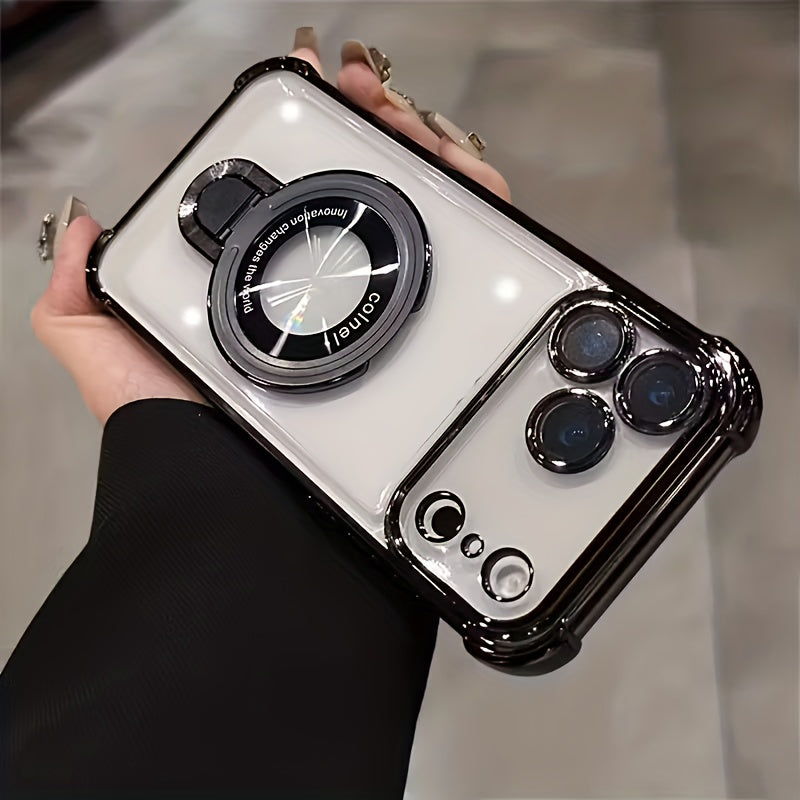 Phone Case Transparent Acrylic iPhone Pro Max Air with Wireless - product gallery image 7