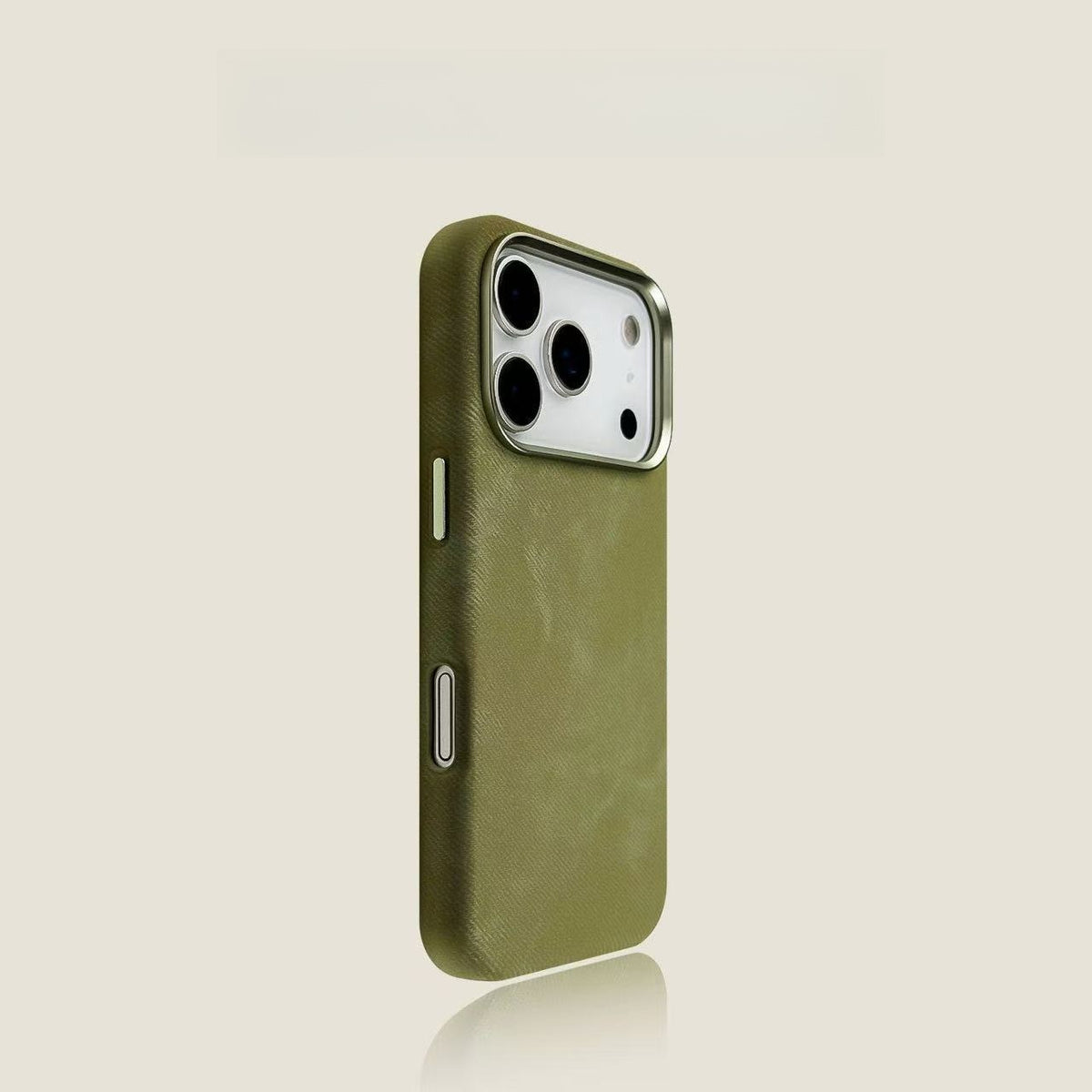 Phone Case Ultra-Slim Magnetic Leather Flannel iPhone Pro with Non-Slip, Wireless - Light Green, iPhone 17 Pro Max option