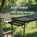 Picnic Table with Foldable, Adjustable Height, 1pc - product gallery image 7