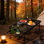 Picnic Table with Foldable, Adjustable Height, 1pc - product gallery image 9