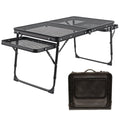 Picnic Table with Foldable, Adjustable Height, 1pc
