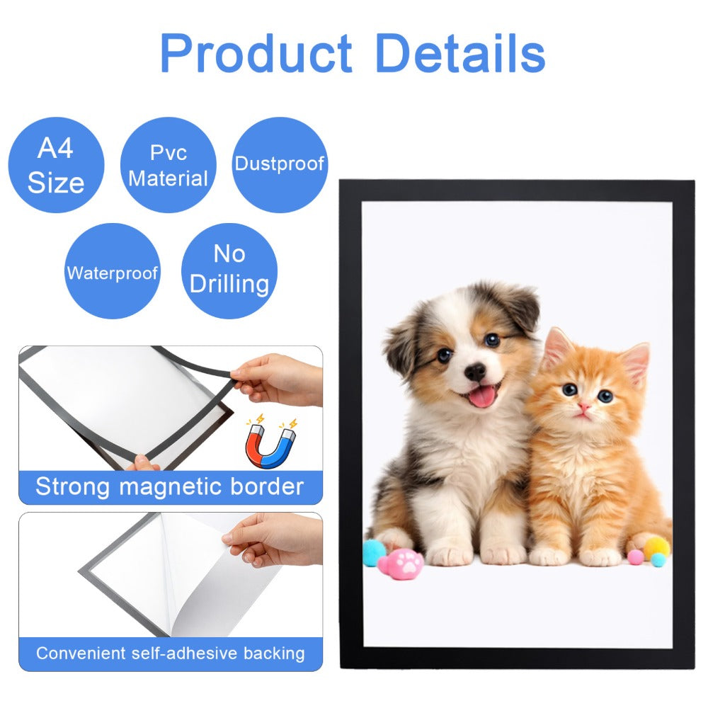 Picture Frame with Self-Adhesive, Waterproof, Metal, 20 Pack - product gallery image 3