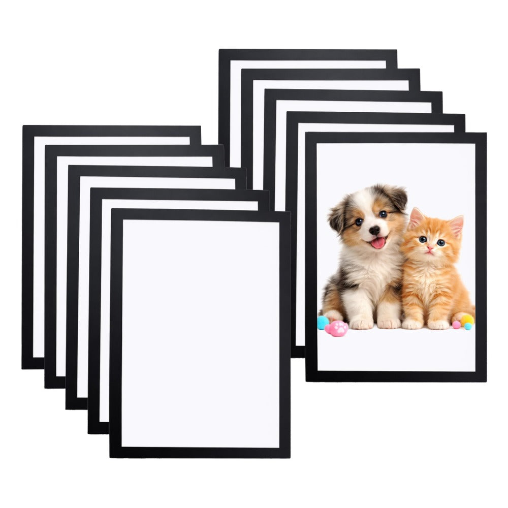 Picture Frame with Self-Adhesive, Waterproof, Metal, 20 Pack