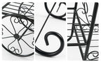 Plant Stand with Easy Assembly, Wheels, Metal, Tier Metal Indoor Outdoor Vintage Bicycle - product gallery image 11