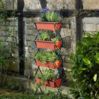 Planters & Plant Stand with Foldable, Metal for gardens and patios - product gallery image 10